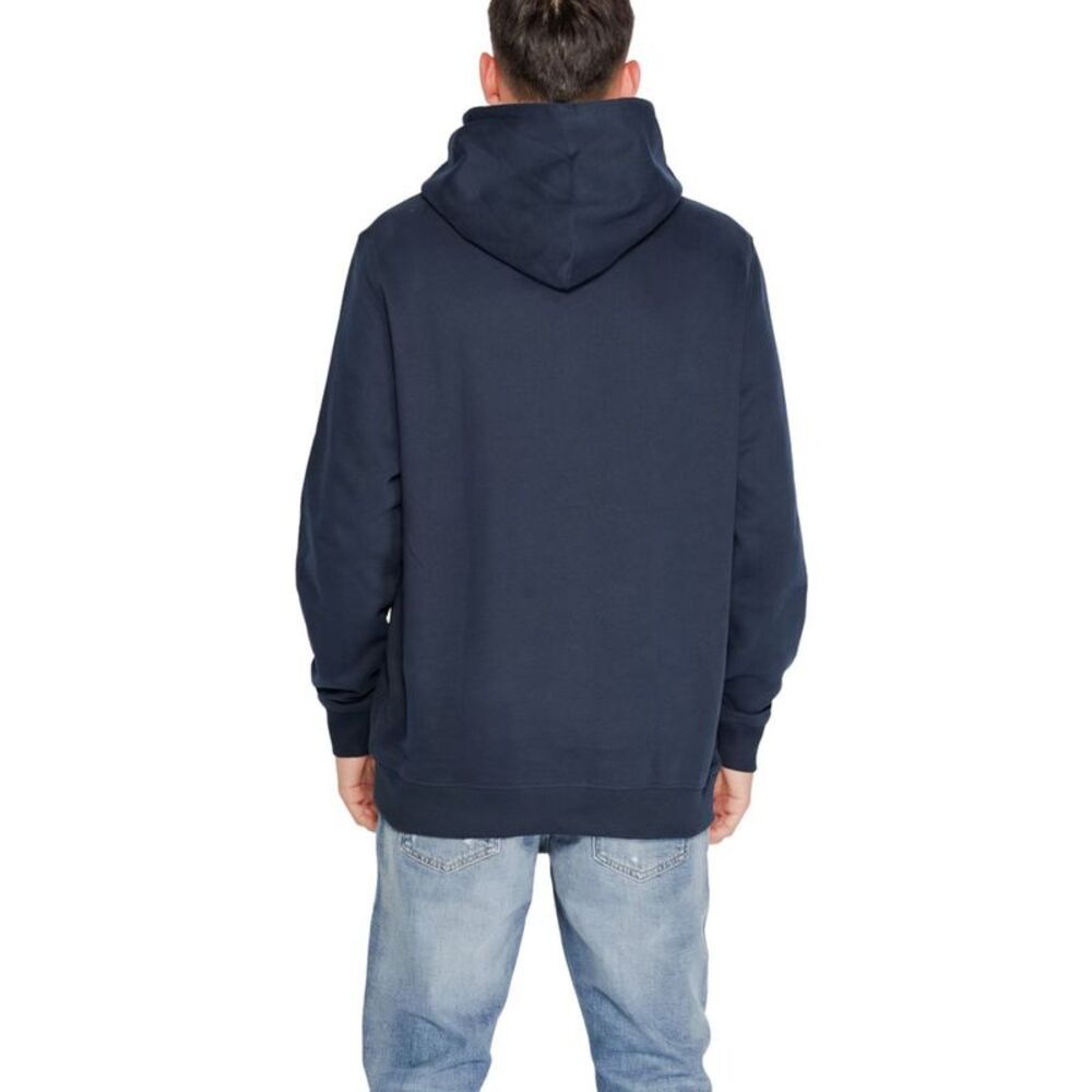 Tommy Hilfiger Jeans Blue Cotton Men's Hoodie - Picture 2 of 5